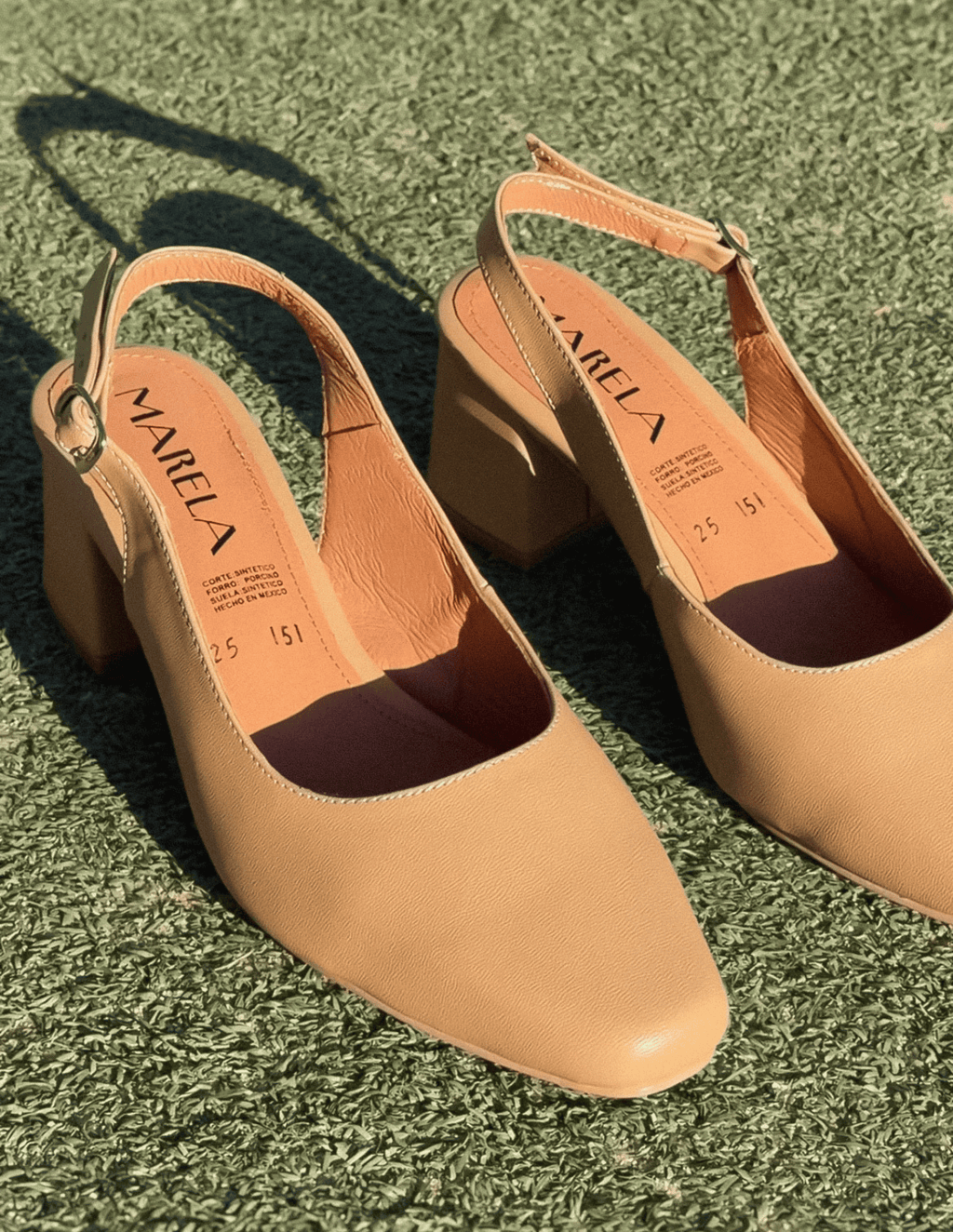 Marela 22 Miel | Zapatos de Tacón Cómodos