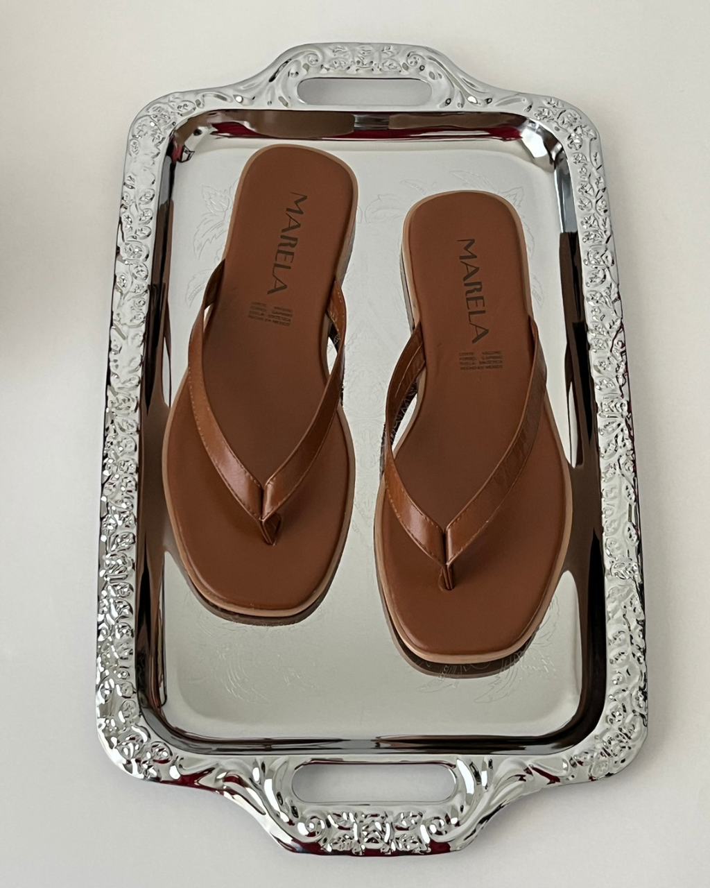 Sandalias Flip Flop en Piel