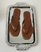 Sandalias Flip Flop en Piel