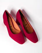 Marela 33 | Rojo Cereza Zapatos de Tacón Cómodos