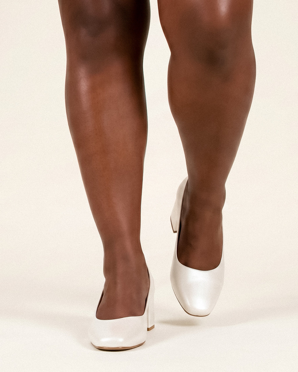 Marela 33  Blanco Perla | Zapatos de Tacón Cómodos