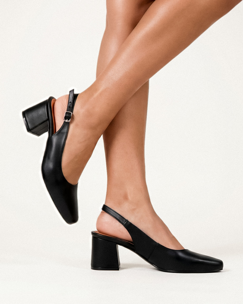 Marela 22 Negro | Zapatos de Tacón Cómodos