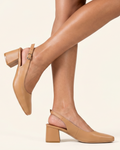 Marela 22 Miel | Zapatos de Tacón Cómodos