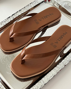 Sandalias Flip Flop en Piel