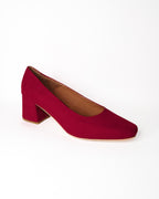 Marela 33 | Rojo Cereza Zapatos de Tacón Cómodos