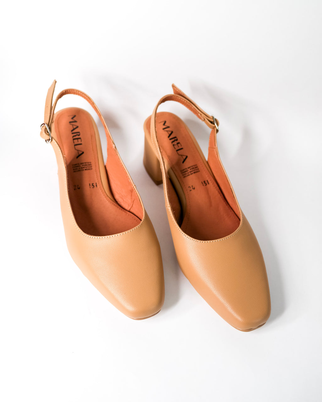 Marela 22 Miel | Zapatos de Tacón Cómodos