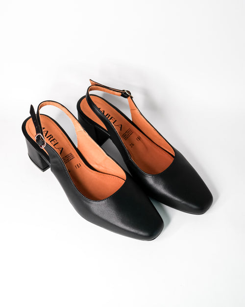 Marela 22 Negro | Zapatos de Tacón Cómodos